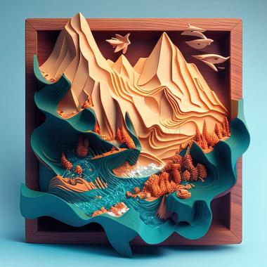 3D модель Гра IslandLoin the ocean (STL)